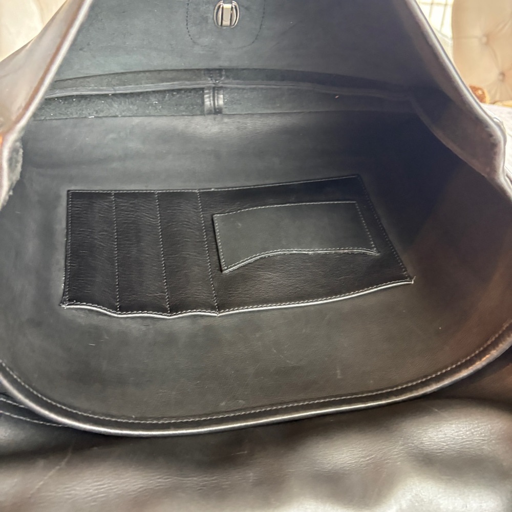 Coach, vintage metropolitan briefcase smooth leather black excellent condition - Picture 14 of 16